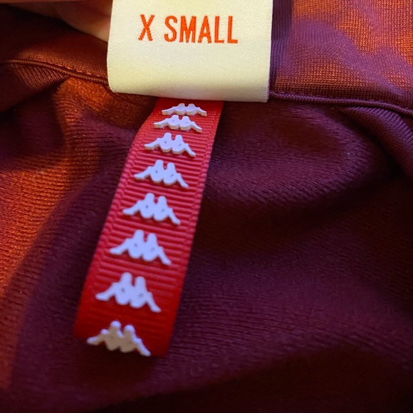 Burgundy red Kappa zip up - Picture 3 of 3